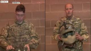 Comparing the British army's new body armour with the old   BBC News screenshot 3