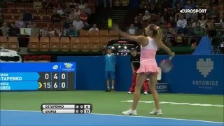 Camila Giorgi dritto devastante nella semifinale del Katowice Open 2016