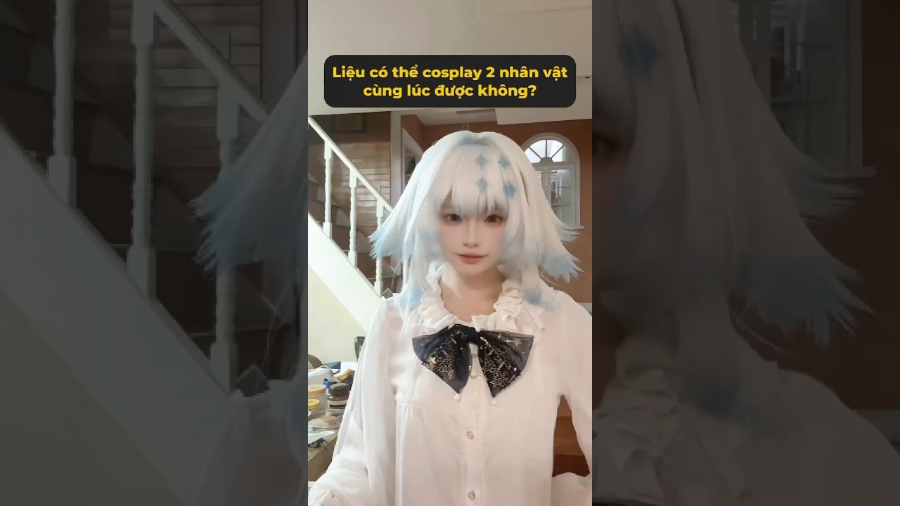 Chỉ cần có cái công tắc này là có thể cosplay 2 nhân vật 1 lúc #meowcosplay #shorts