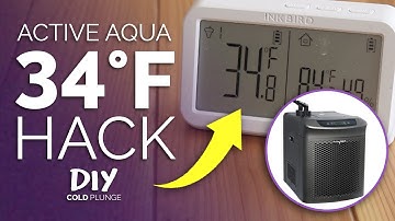 How to set your Active Aqua to 34 Degrees | Active Aqua Chiller Hack! DIY Cold Plunge