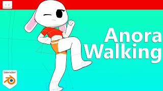 Anora Walking | Short Animation 26