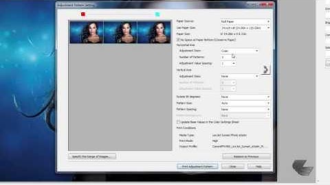 Canon IPF Plugin Tutorial - Using the Adjustment Pattern Setting