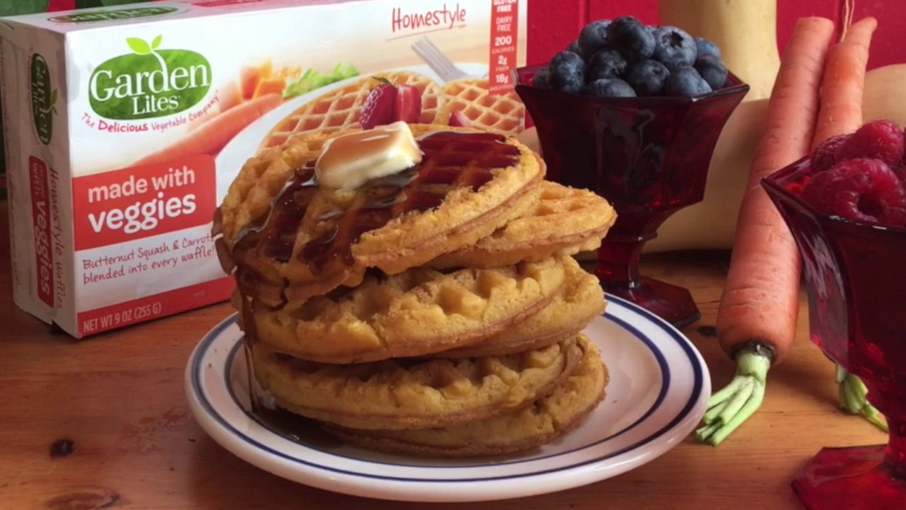 Homestyle Veggie Waffles from Garden Lites YouTube