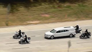 Procession held for fallen Edmond officer