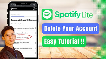 How to Delete Spotify Lite Account Permanently !