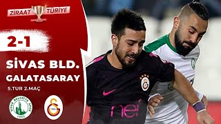Sivas Belediyespor 2-1 Galatasaray Maç Özeti (Ziraat Türkiye Kupası 5.Tur 2.Maç) 12.12.2017
