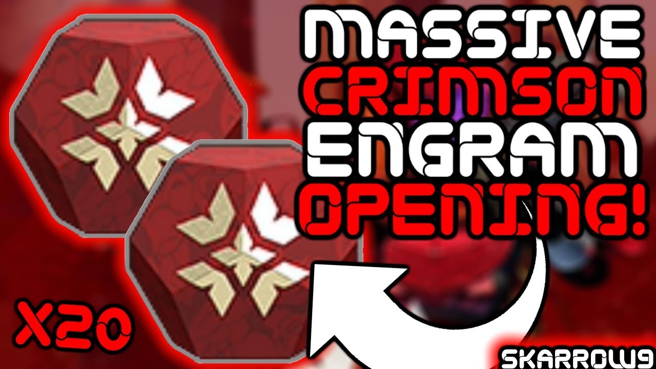 Destiny 2 - Massive Crimson Engram Opening!! (x20)