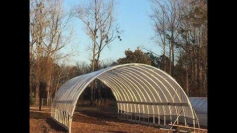 Building a High Tunnel Greenhouse Part 1