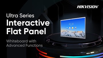 Hikvision Interactive Flat Panel Ultra Series - Whiteboard with Advanced Functions