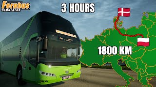 Long Route | Denmark to Poland (Aalborg to Warsaw) | NEOPLAN Skyliner | Fernbus Simulator