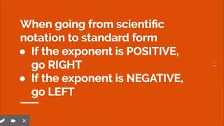 Scientific Notation - Google Slides