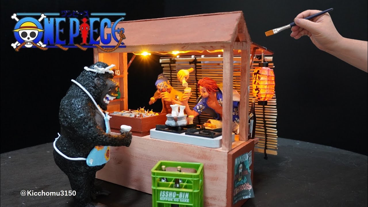 ワンピースフィギュア制作】シャンクスとバギー!!第581話”忍びよる未来