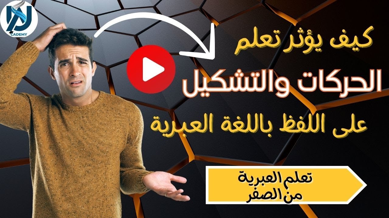 تعليم اللغة العبرية من الصفر للمبتدئين - تعلم قواعد اللغة العبرية الحركات والتشكيل في اللغة العبرية