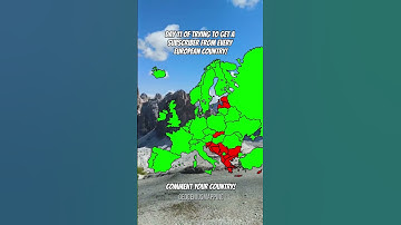 Day 11 of trying to get a subscriber from every European country #shorts #fyp #mapping #mapper #eu