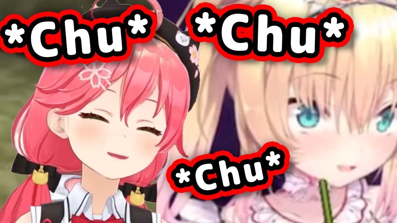 Miko Suddenly Kisses Haachama and Makes Things Awkward...【ENG Sub/Hololive】