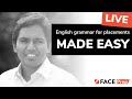 English grammar for placements made easy | How to master English grammar | FACE Prep