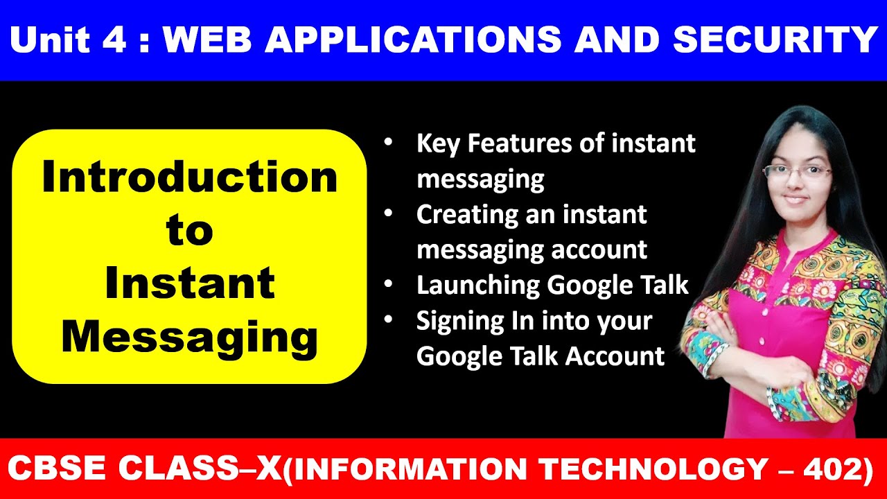 Introduction to Instant Messaging | Web Applications and Security ...