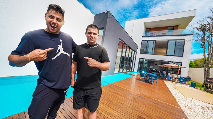 O PAULINHO CHEGOU PARA CONHECER MINHA CASA