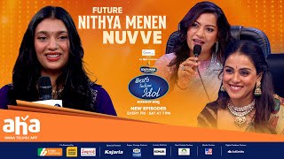 Telugu Indian Idol S4 Manojna Performance Genelia Thaman Geetha Madhuri Karthik Aha