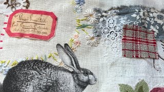 #whateverwednesday craft with me | EP 14 | spring/Easter slow stitch journals completeing them