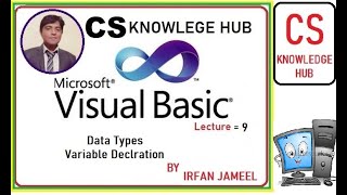 Data types in Visual Basics in urdu