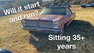 1966 Plymouth Sport Fury sitting 35+ years. Will it start and run?