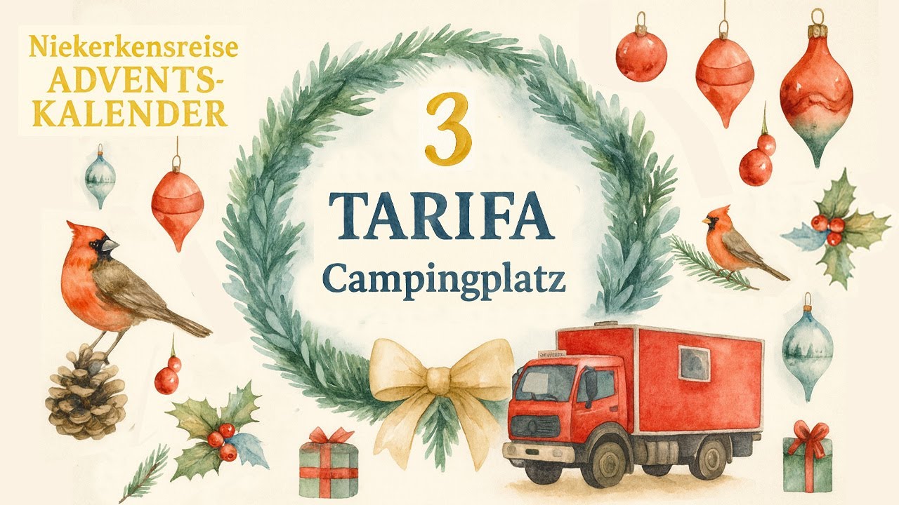 Camping Río Jara Tarifa 🇪🇸 | Vanlife Spanien 🚒 🌊 Adventskalender #3