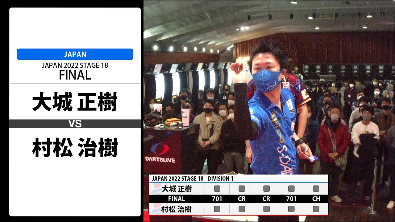 【大城 正樹 VS 村松 治樹】JAPAN 2022 STAGE18 神奈川 FINAL