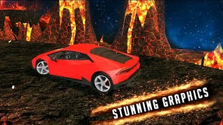 العاب سيارات - اقفز إلى البركان - العاب سيارات البركان محاكاة القيادة | screenshot 5