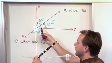 Lesson 16 - Cartesian Vectors In 3D, Part 3 (Engineering Mechanics Statics)
