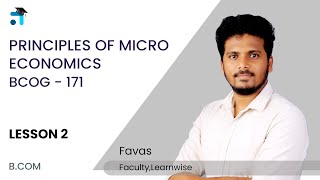 Lesson 2 (Block 1) | Principles of Micro-economics | BCOG 171 | BCOMG | Kerala's no.1 IGNOU Coaching screenshot 5