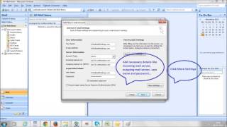 Outlook 2007 Manual POP3 Email Configuration Settings
