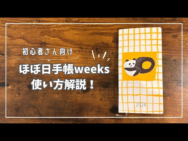 For beginners! How to make the most of the Hobonichi Techo Weeks