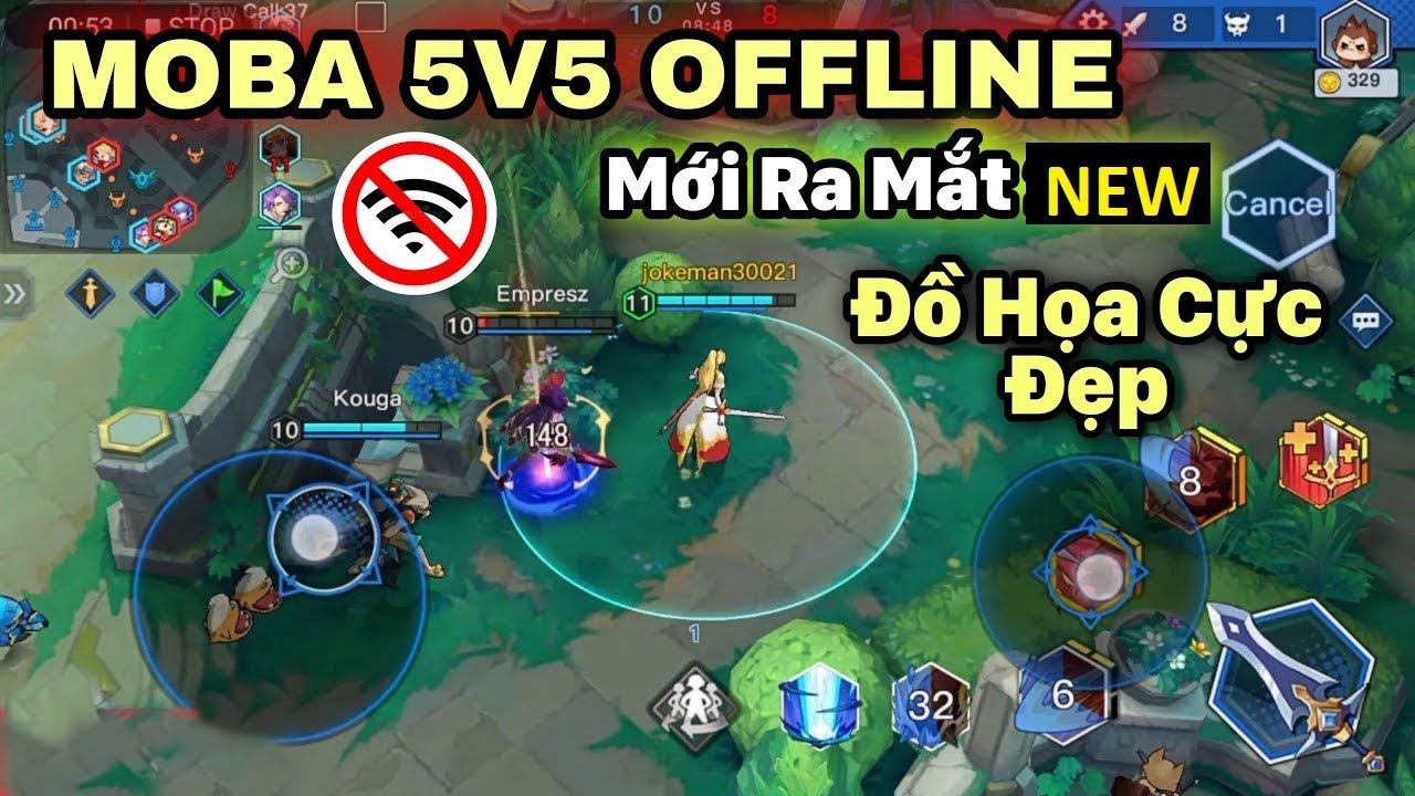 Game MOBA Giống Liên Quân Mobile Bản Offline Đồ Họa Cực Đẹp  Nhẹ Cho Mọi Điện Thoại Android