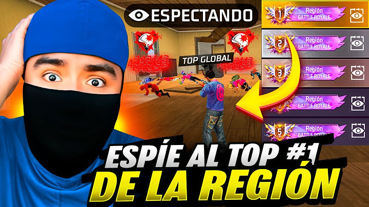 ESPIE al TOP 1 MUNDIAL de FREE FIRE y DESCUBRI SUS SECRETOS para SUMAR MUCHOS PUNTOS