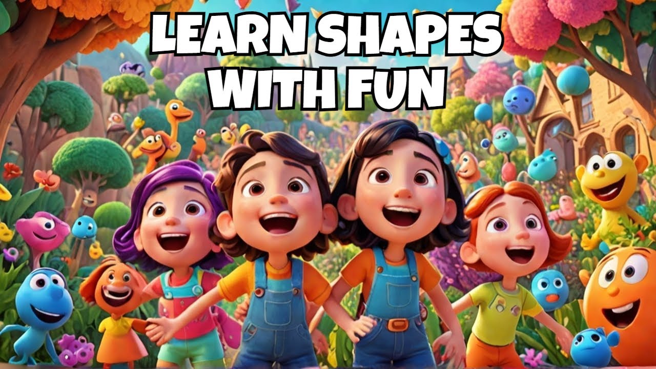 Shape Town Song | Fun and Educational Song for Kids Learning Shapes 