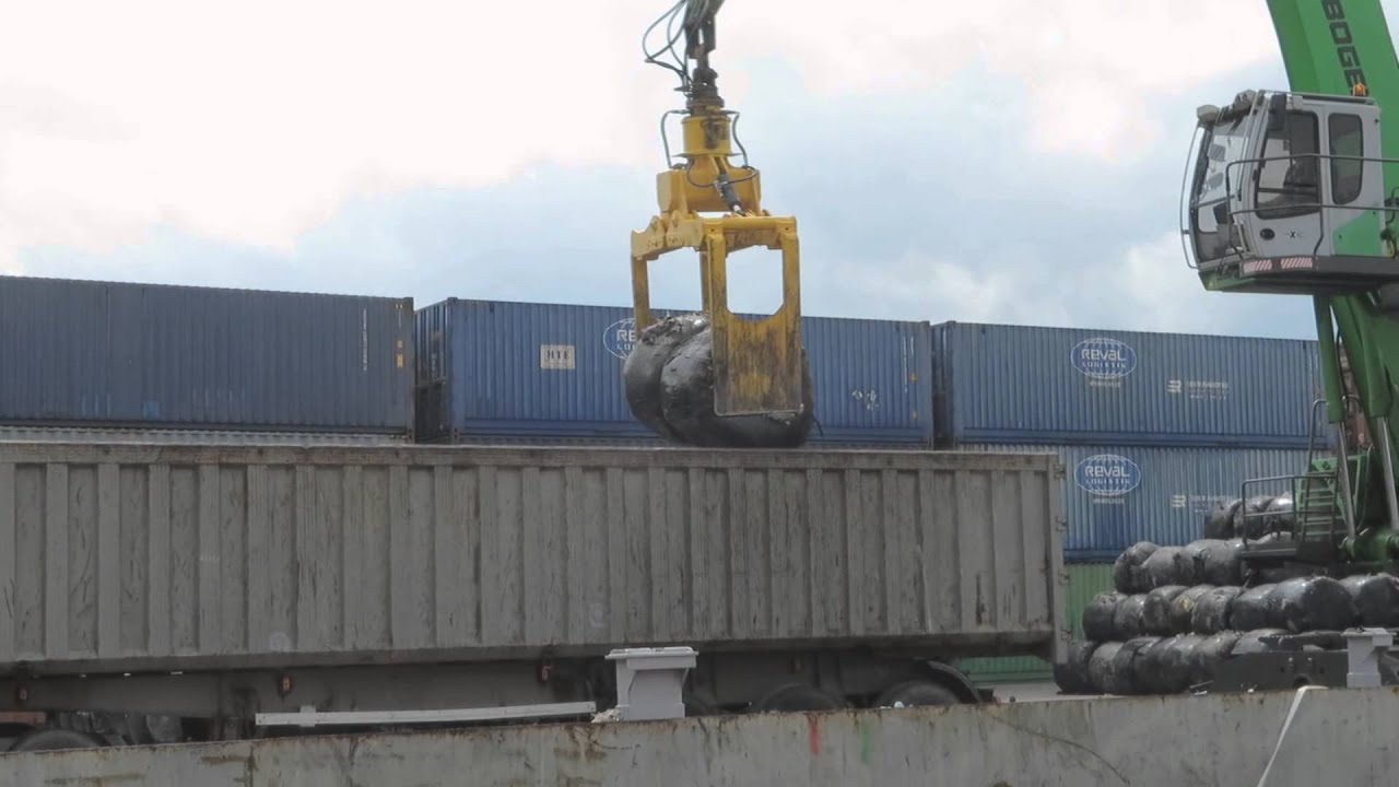 Exstel EXT-SMGR bale grab - YouTube