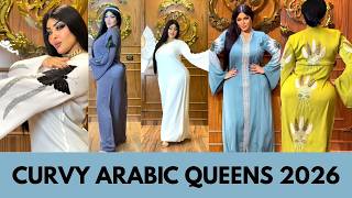 Arabic Fashion For Curvy Beauties 2026 Glamorous Plus-Size Looks That Slay Modestly