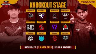 [🔴LIVE] KO Stage Day 3 : B vs C | Ueo Invasion Battle Lea...