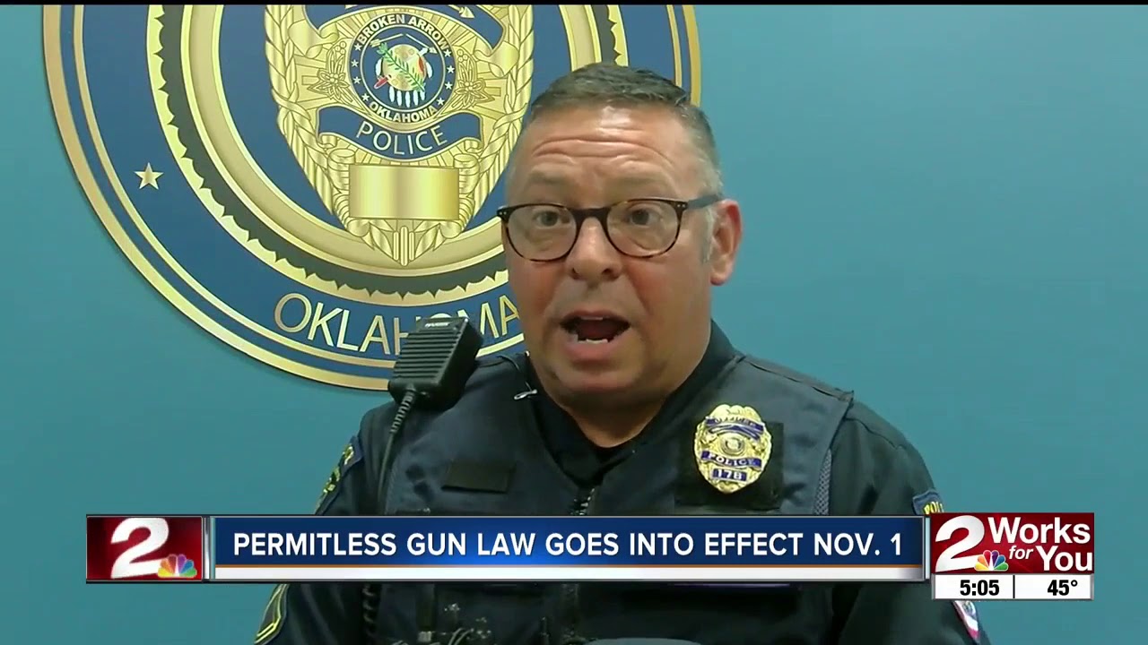 New permitless carry gun law goes into effect Nov. 1 - YouTube