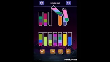 Water Sort Puzzle Level 108 #watersortpuzzle #gameshorts #ゲーム