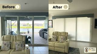 Sports Performance How Do Roller Shades Transform Your Space? Before and After in Palm Beach Gardens, FL