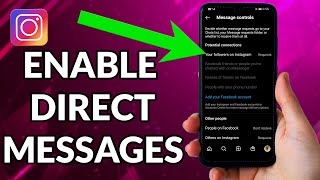 How To Enable Direct Messages On Instagram