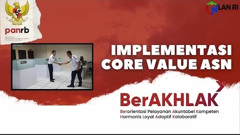 Implementasi Core Value ASN BerAKHLAK - Latsar CPNS Kemenhub 2022