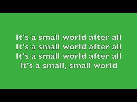 It's a small world