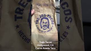 Taco Tycoon Trejo Tacos Hollywood, CA Carne Asada Taco Review