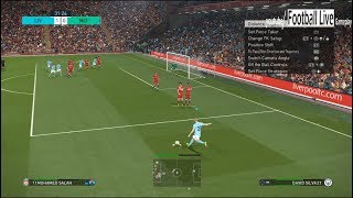 Pes 2018 Liverpool Fc Vs Manchester City Free Kick Goal Gameplay Pc