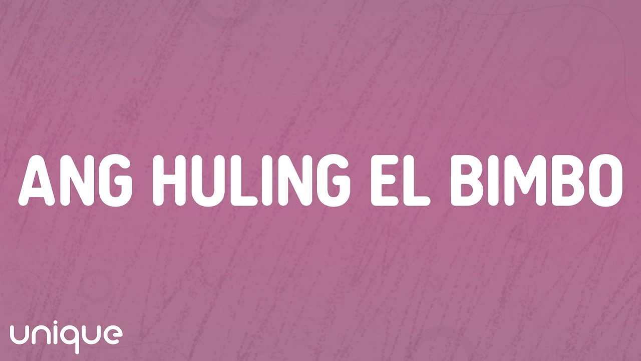Eraserheads - Ang Huling El Bimbo (Lyrics)