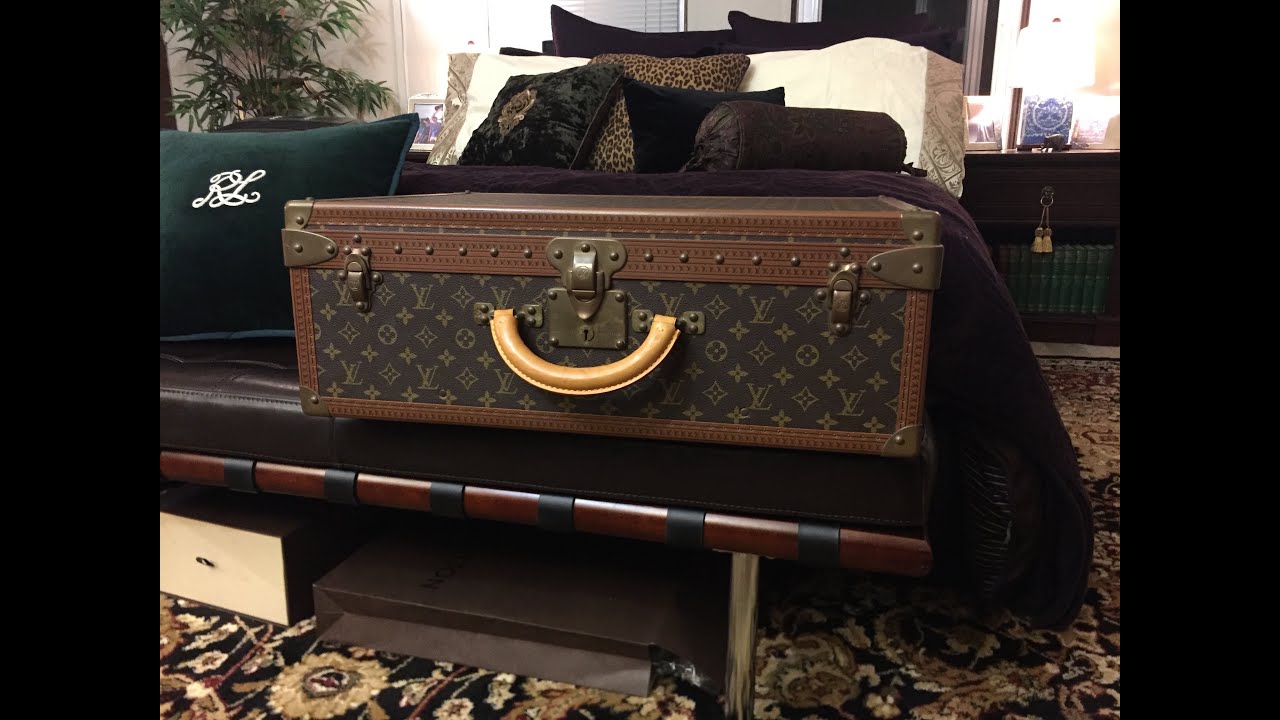 Suitcase Louis Vuitton Alzer 60 cm - Les Puces de Paris Saint-Ouen