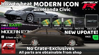 APEX Racer NEW UPDATE! Whats New? | How To Beat Modern Icon With Honda Civic - EASY